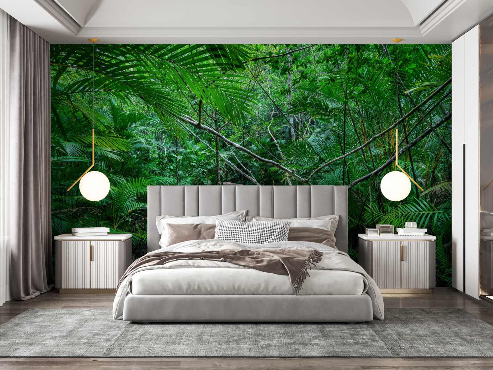 Papier peint Le chemin vers les tropiques verdoyants et magiques
