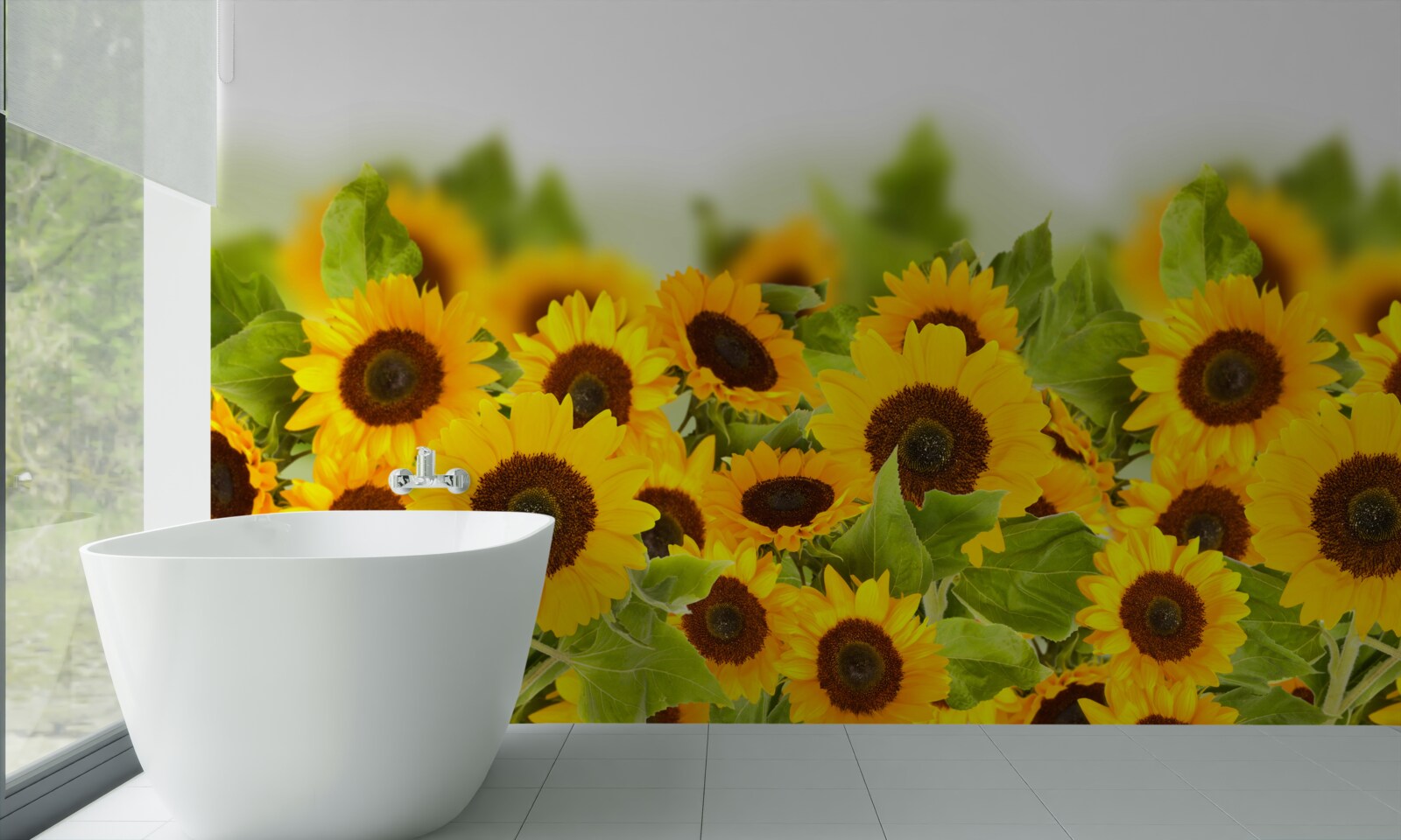 Papier peint il y a un nombre incroyable de tournesols