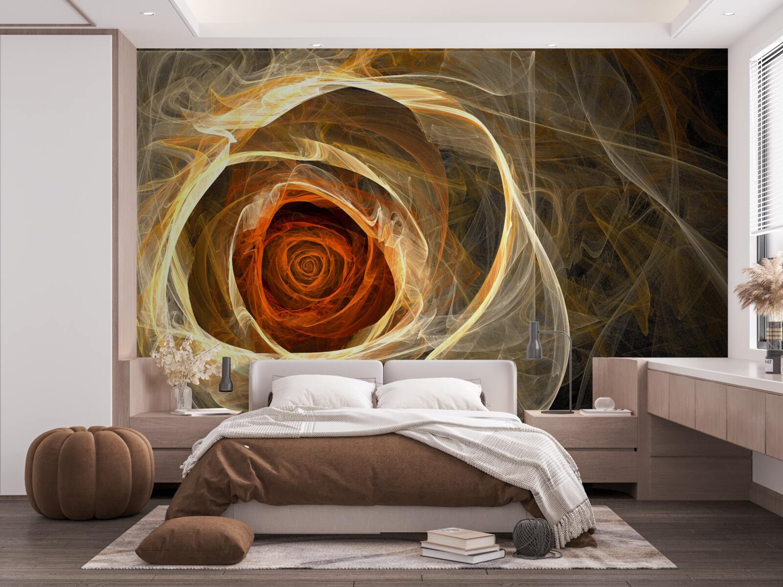 Papier peint texture abstraite rose pâle