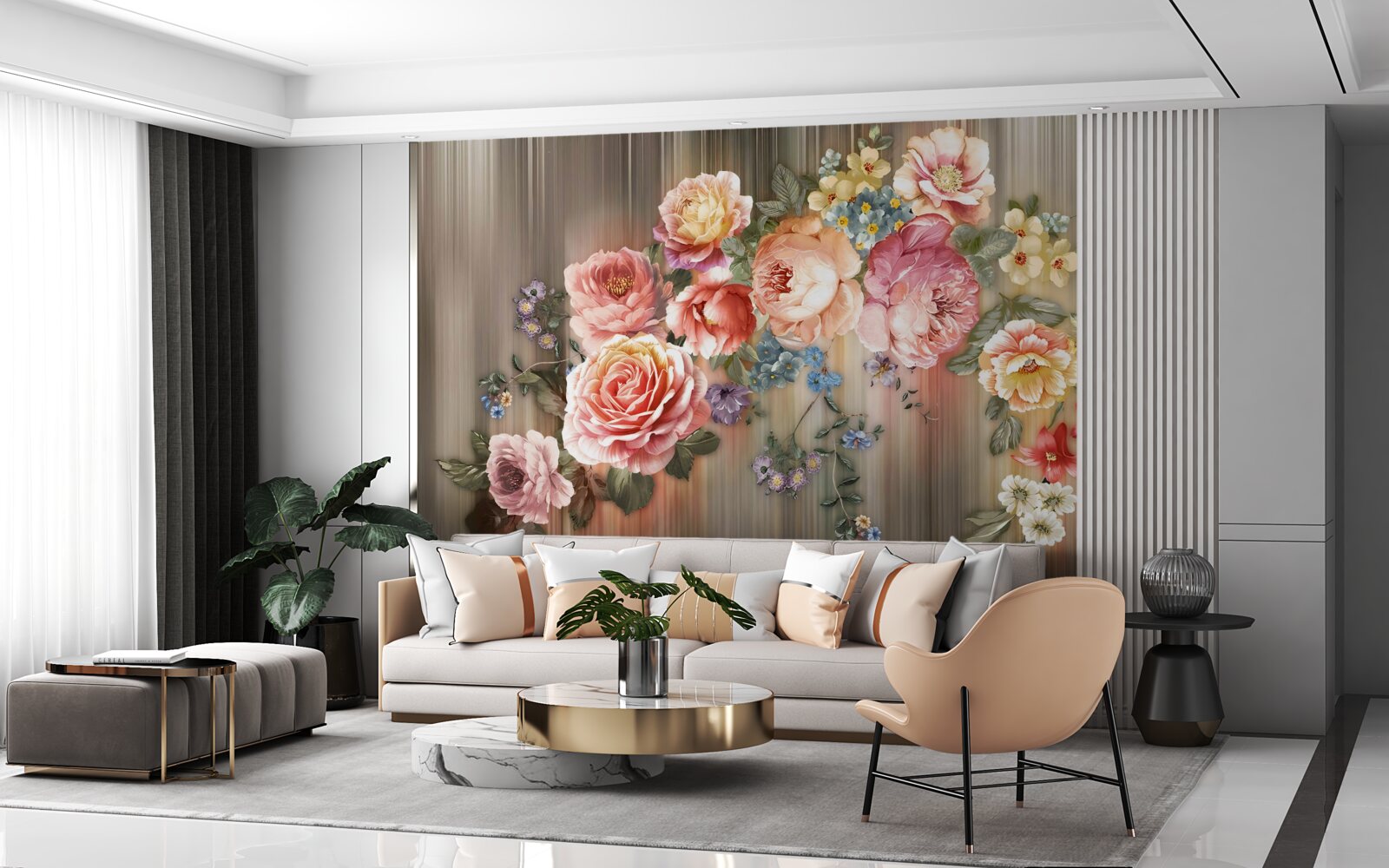 Papier peint une palette explosive de teintes automnales