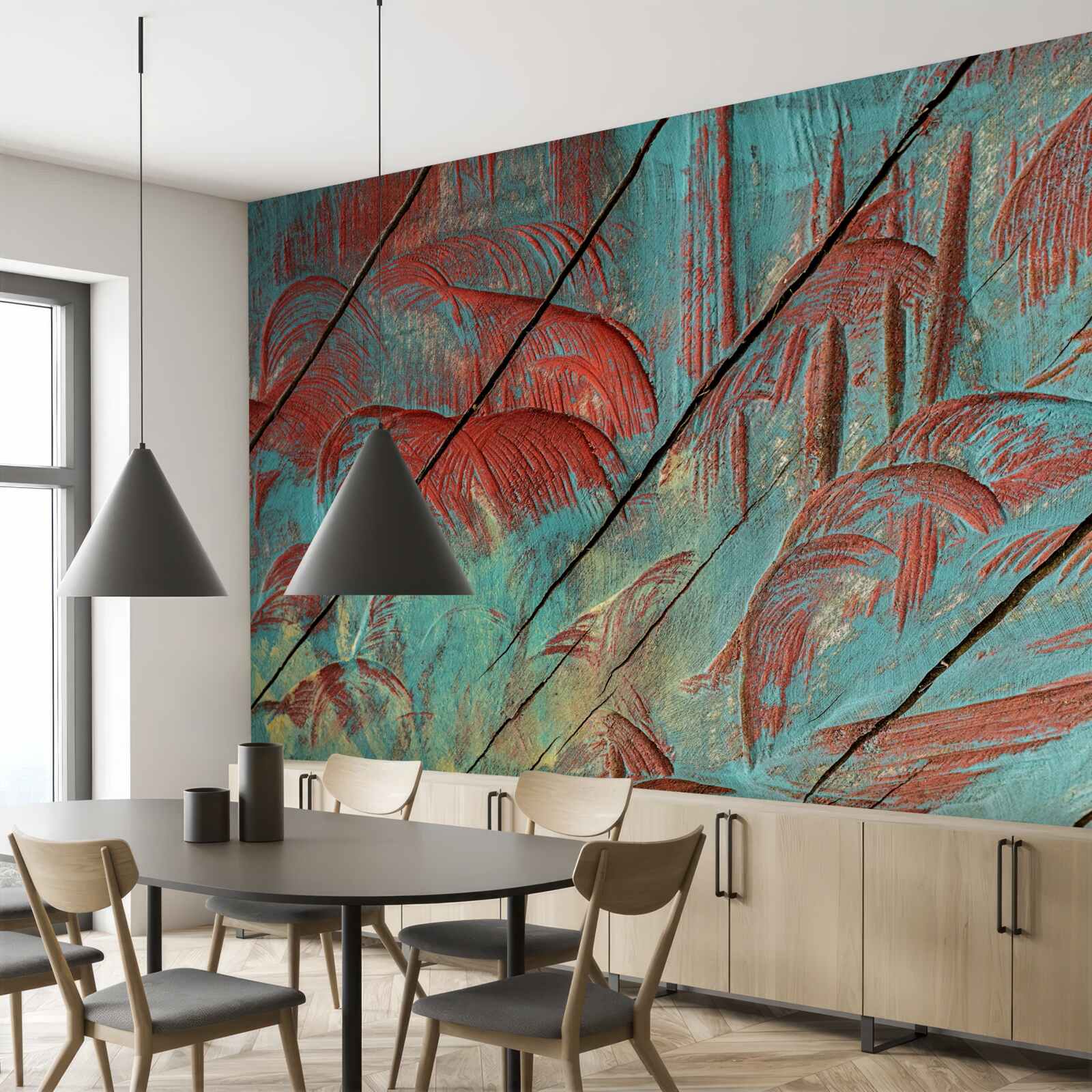 Papier peint fond abstrait en vinyle