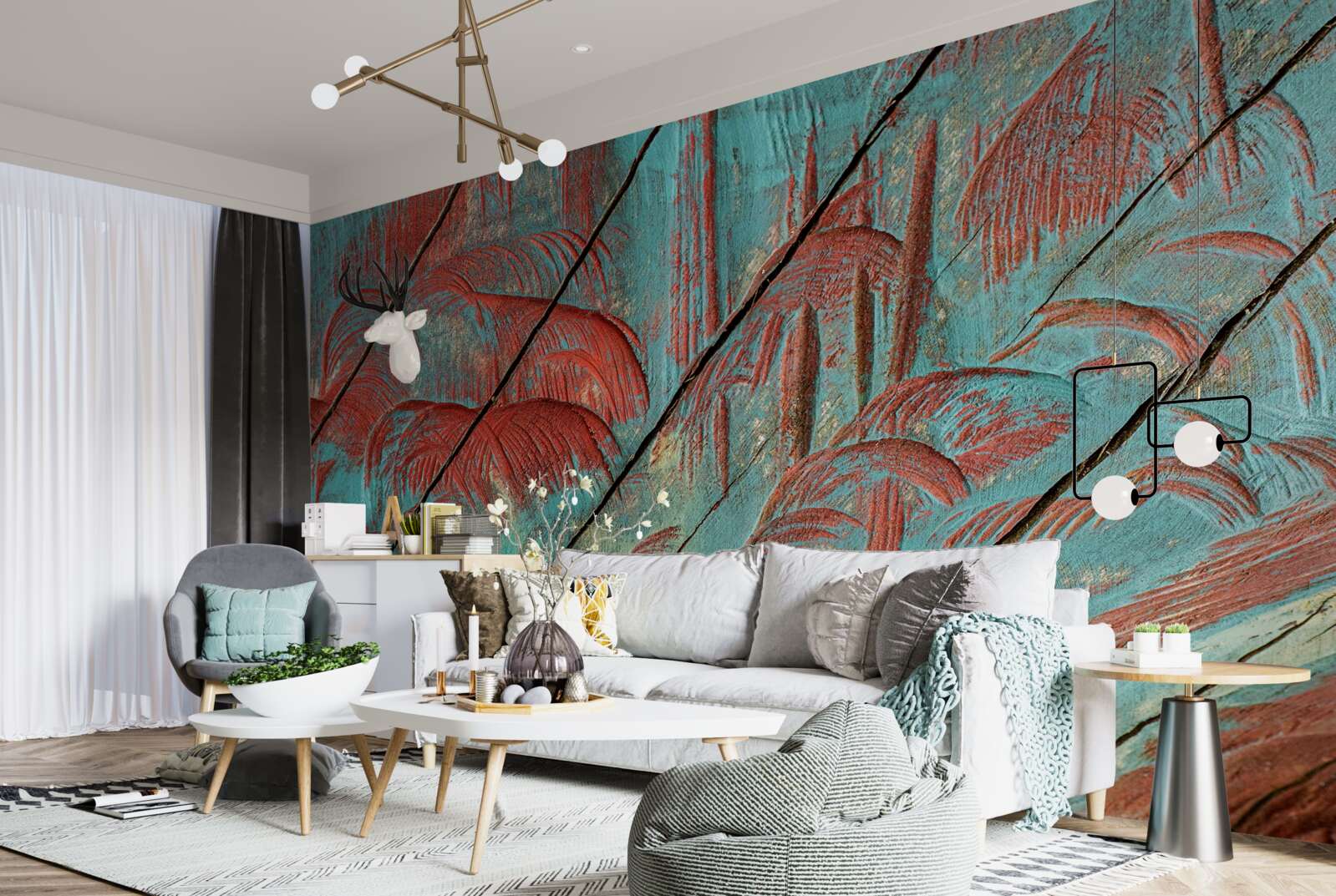 Papier peint fond abstrait en vinyle