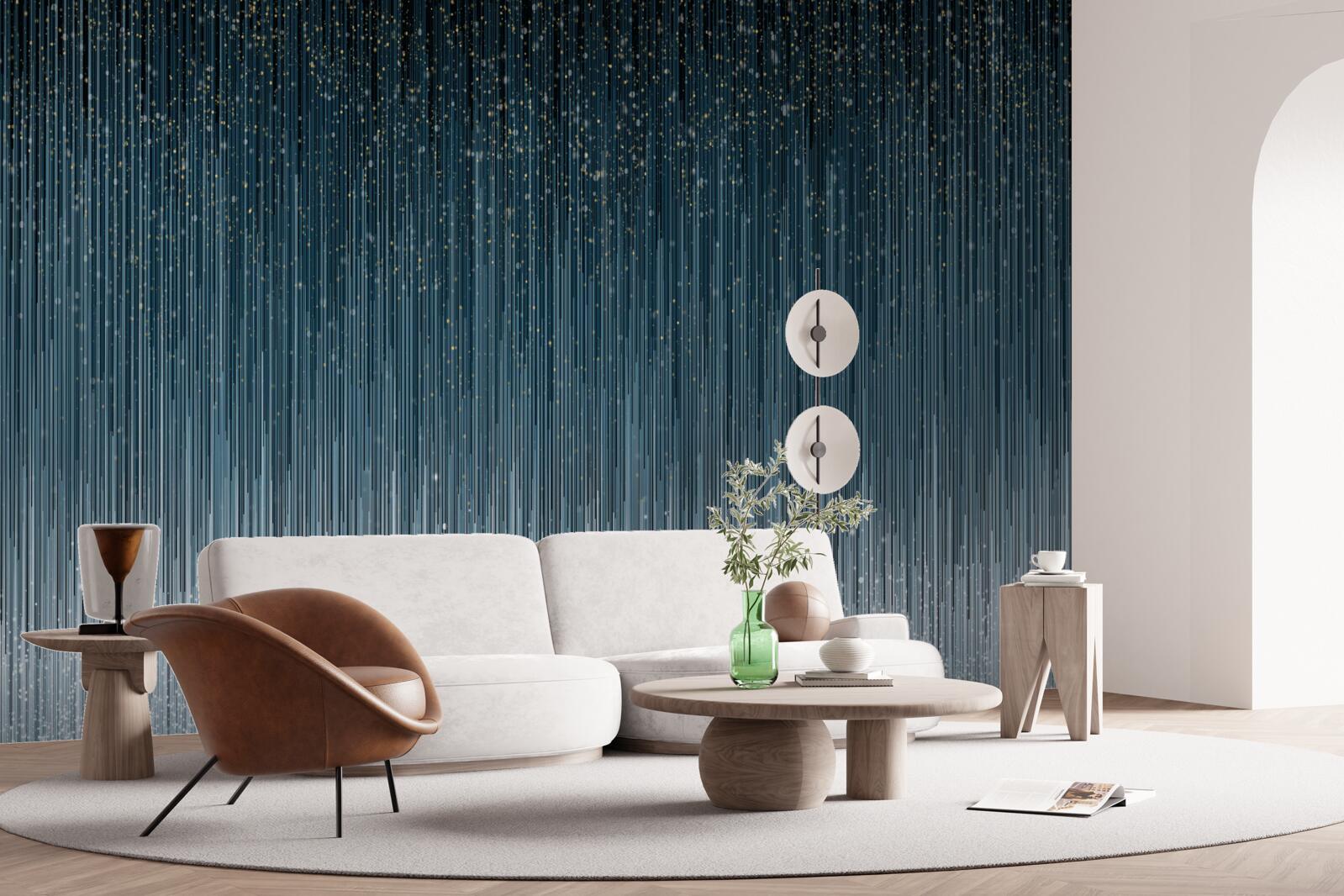 Papier peint fortes pluies pendant la nuit