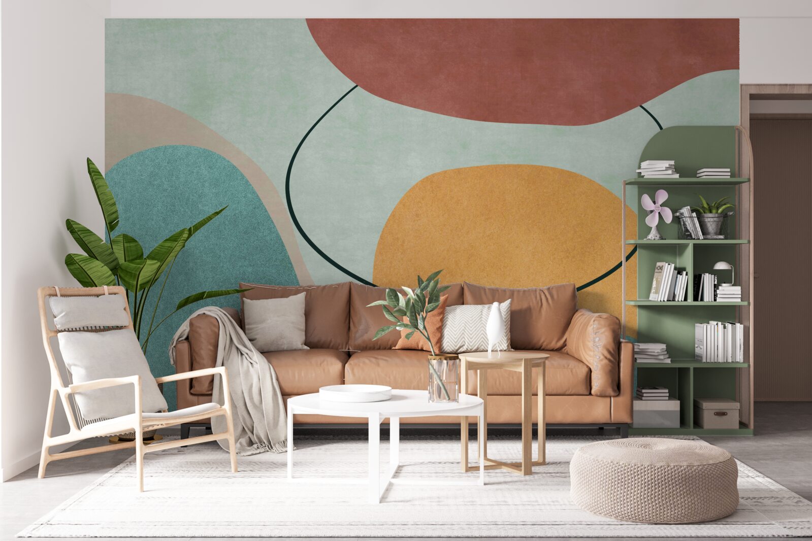 Papier peint l'eau absorbe le soleil qui s'en va