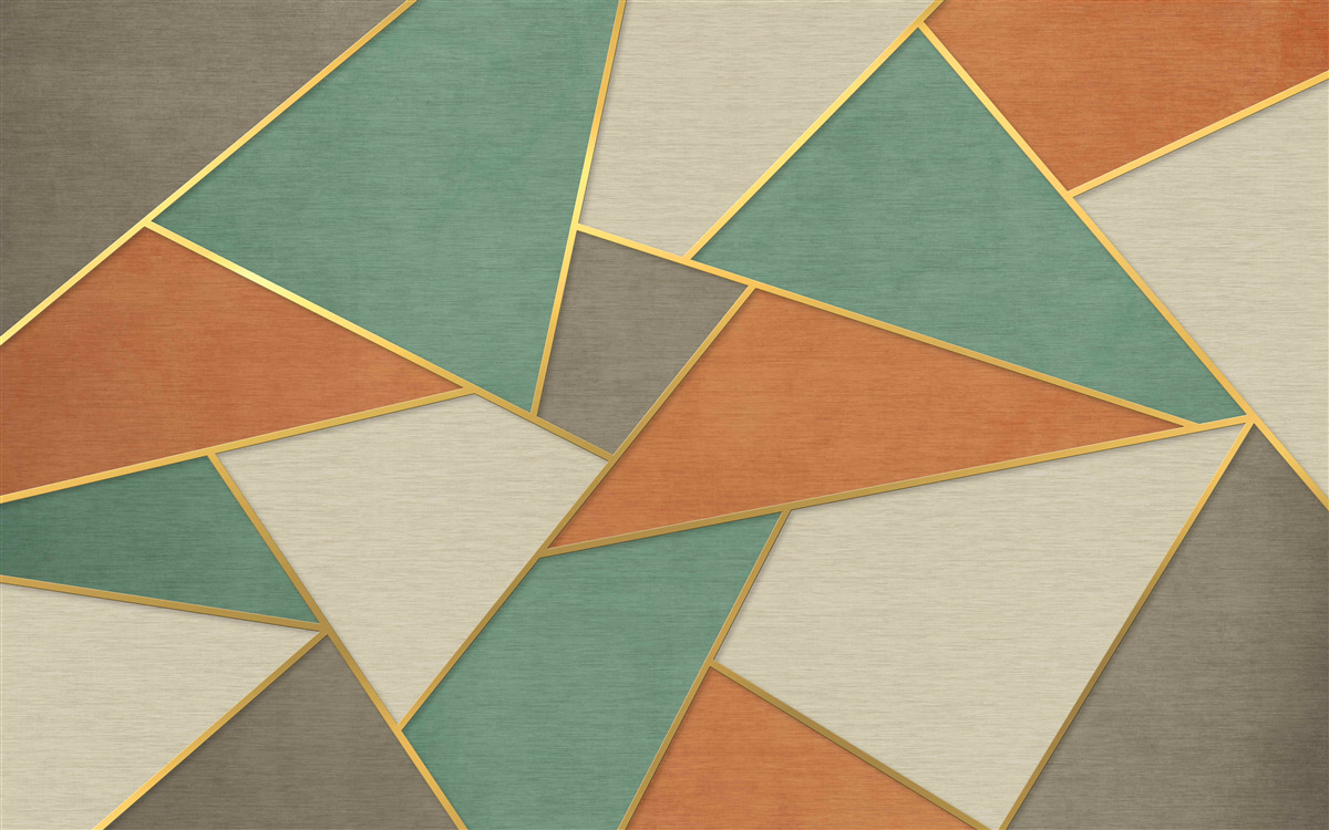 Papier peint mosaïque pastel