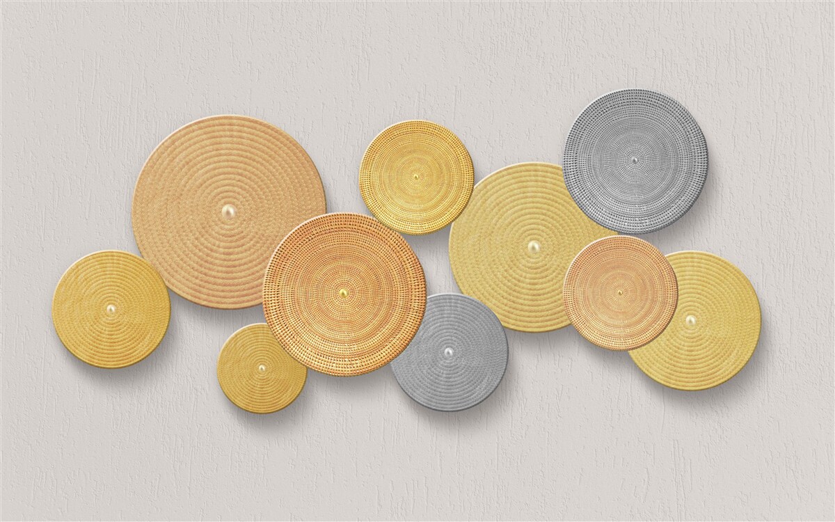 Papier peint tranches de bois de différentes couleurs