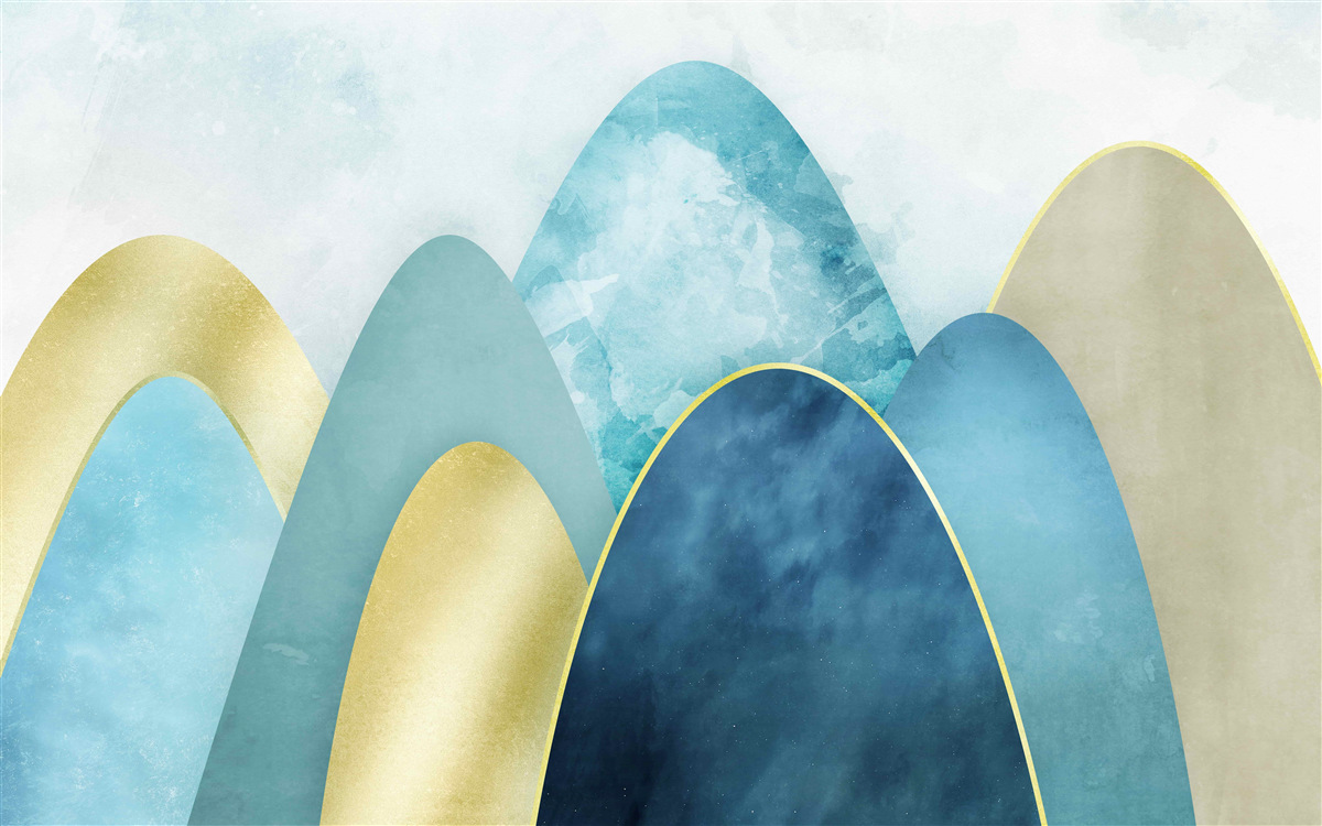 Papier peint sommets des montagnes hivernales, couverts de froid