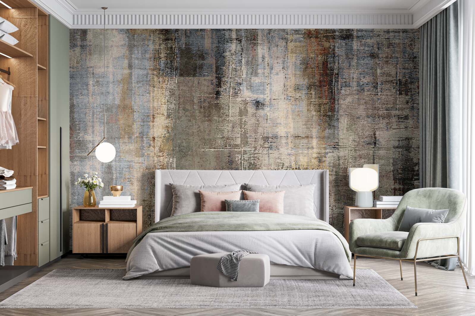 Papier peint tapis indiens