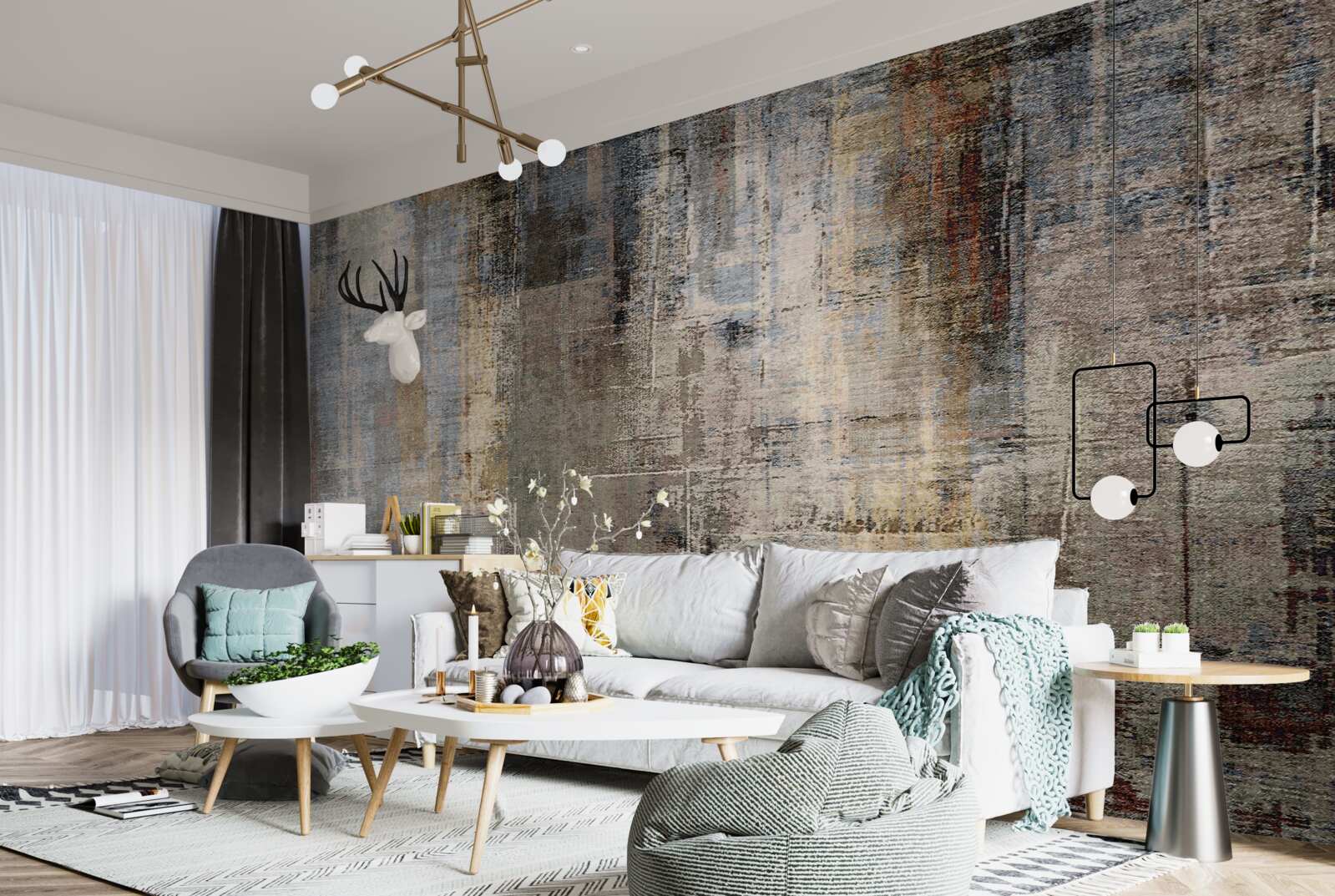 Papier peint tapis indiens