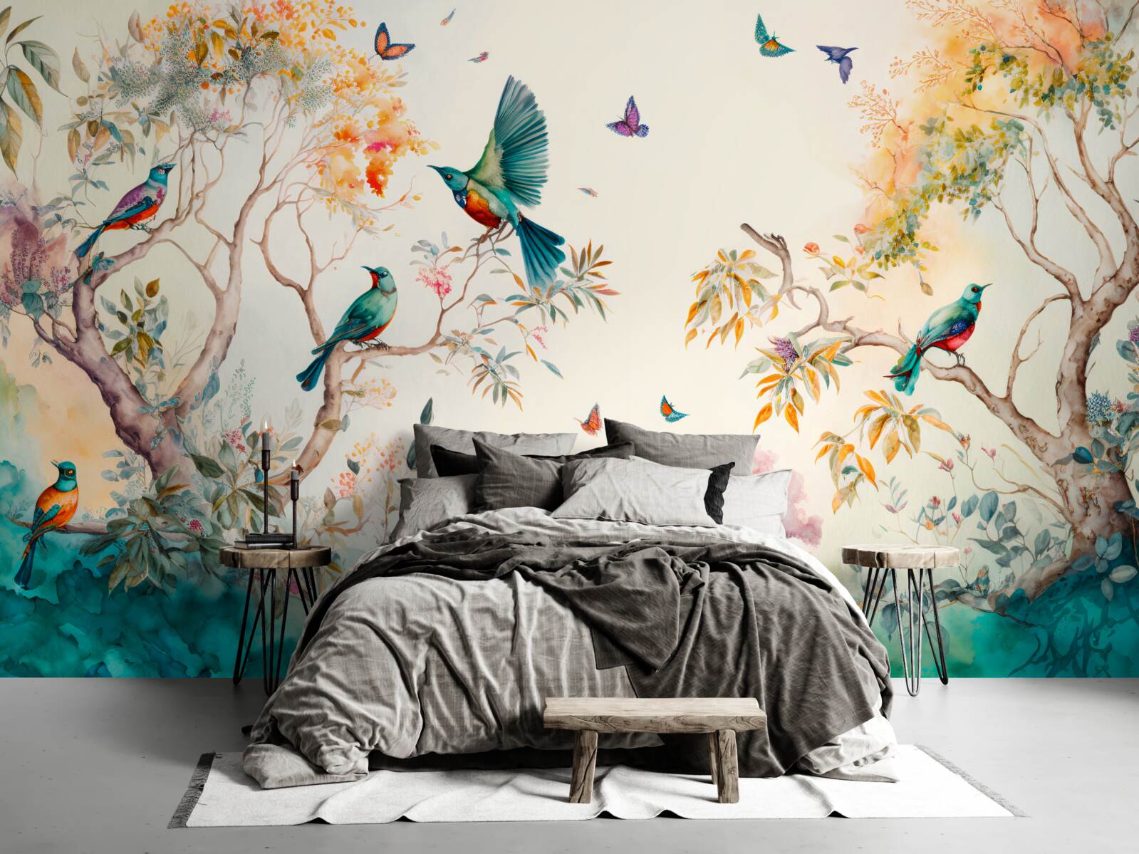 Papier peint le porte-avions paradise est situé à la cime des arbres