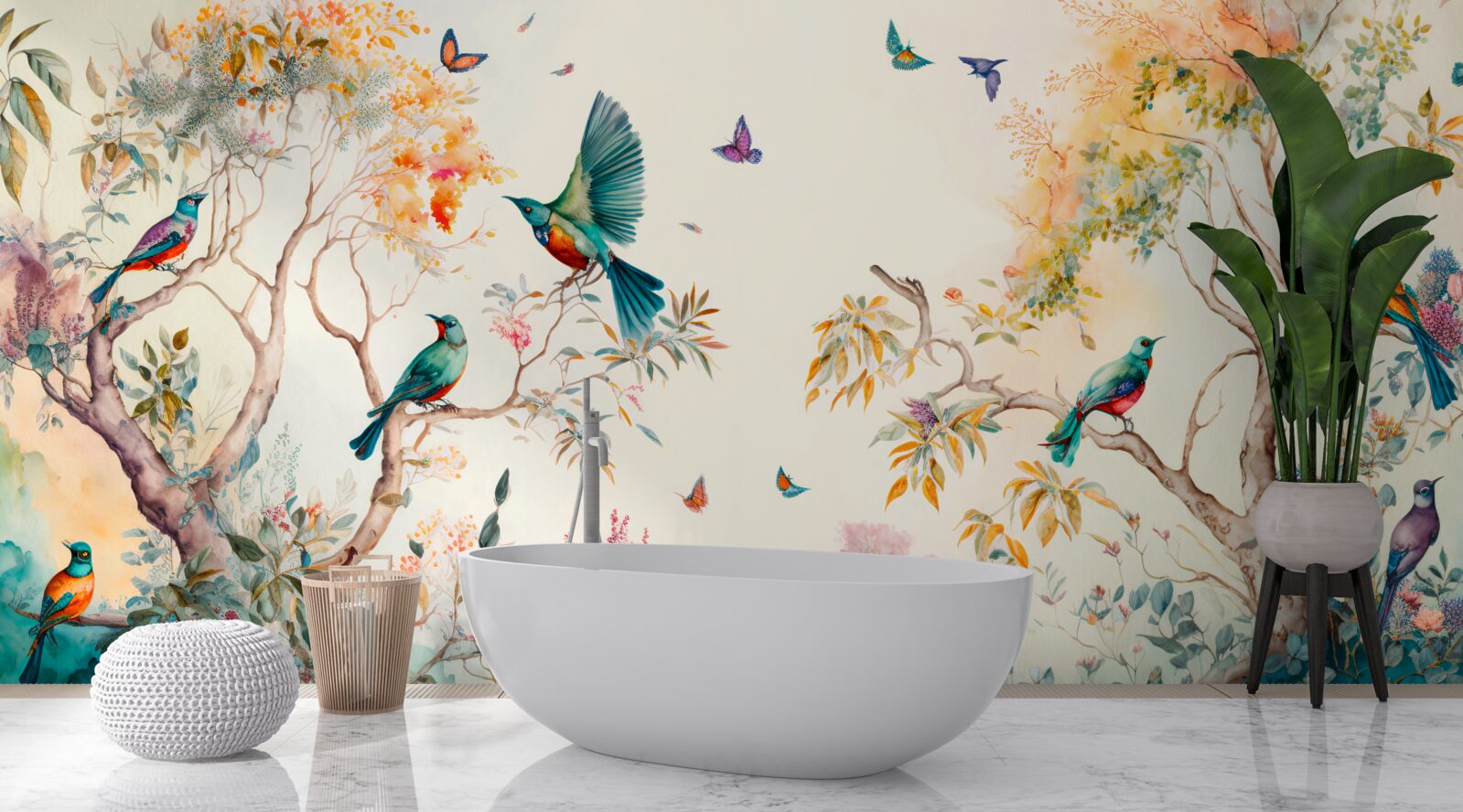 Papier peint le porte-avions paradise est situé à la cime des arbres