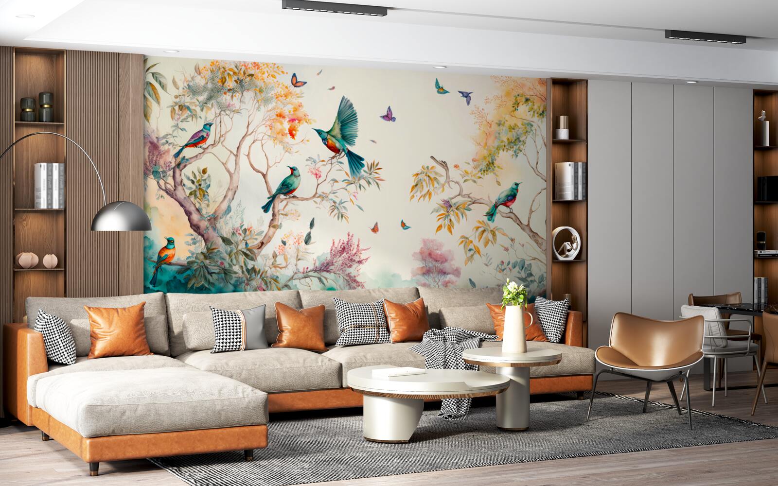 Papier peint le porte-avions paradise est situé à la cime des arbres