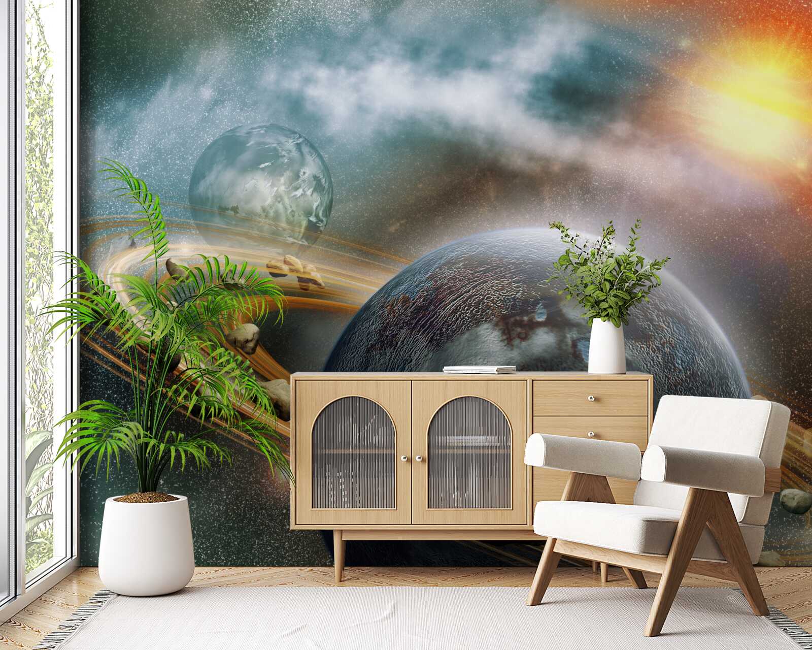 Papier peint un univers fascinant et inexploré