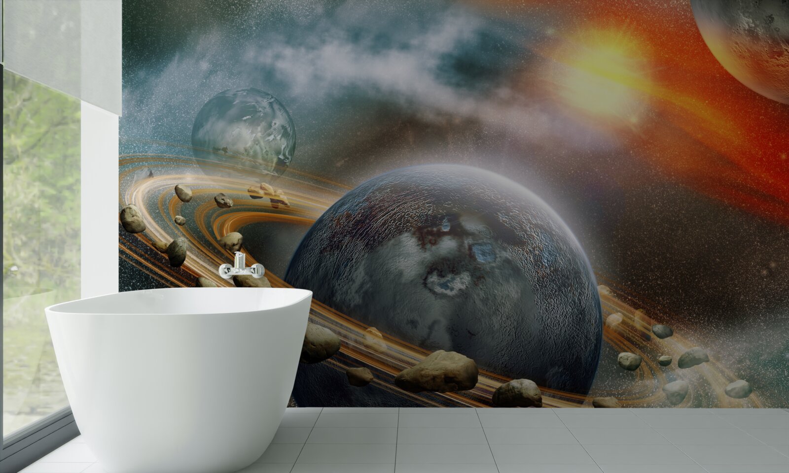 Papier peint un univers fascinant et inexploré