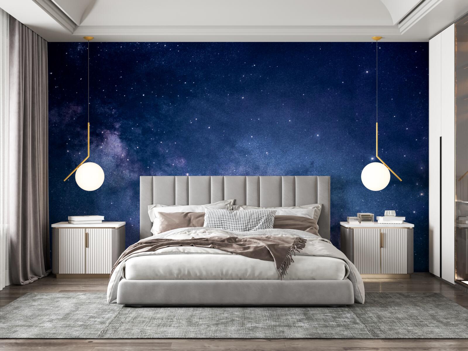 Papier peint galaxie céleste voie lactée