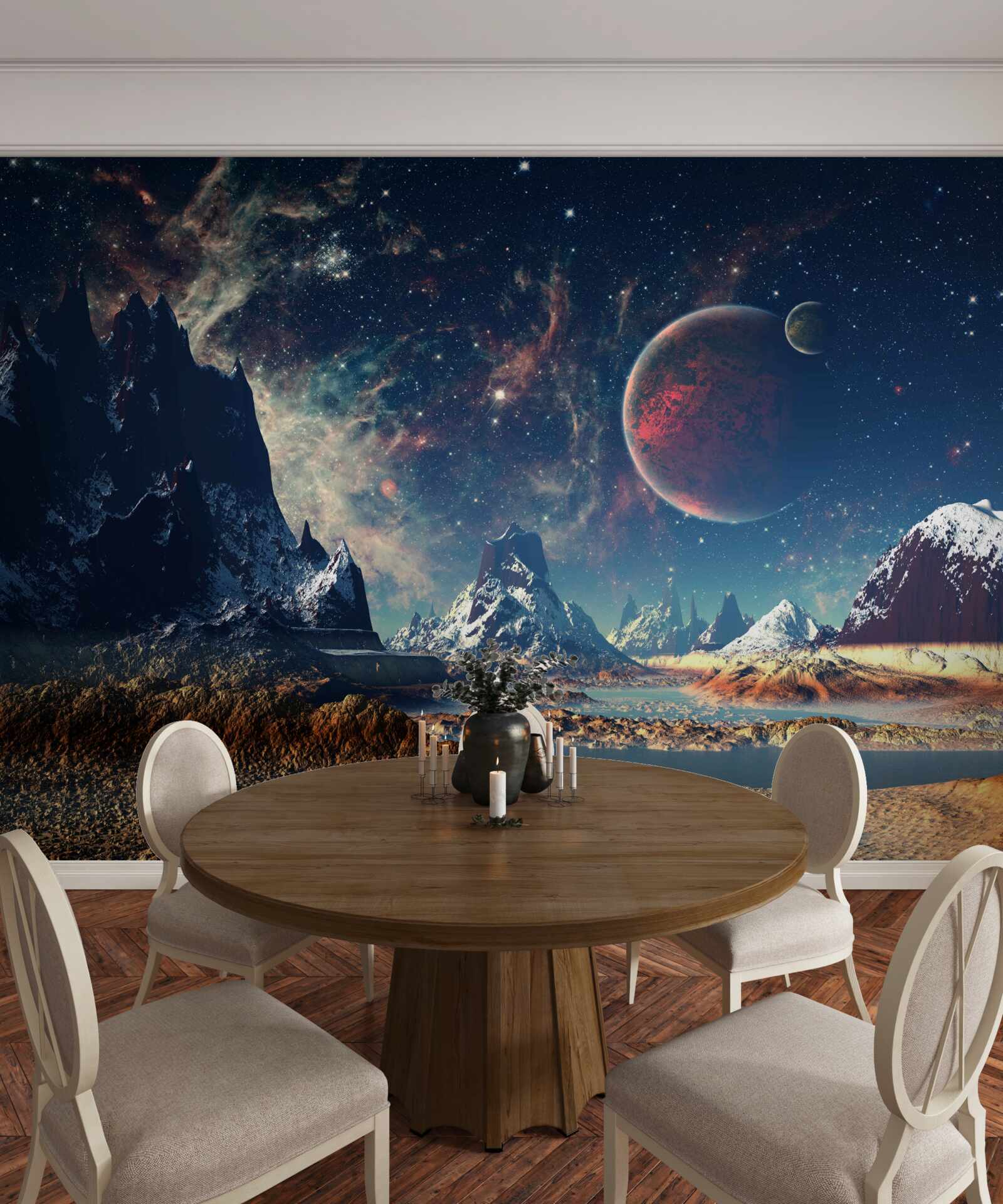 Papier peint la surface de la planète est fantastique