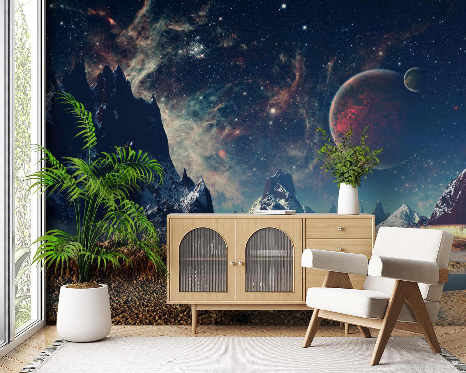 Papier peint la surface de la planète est fantastique