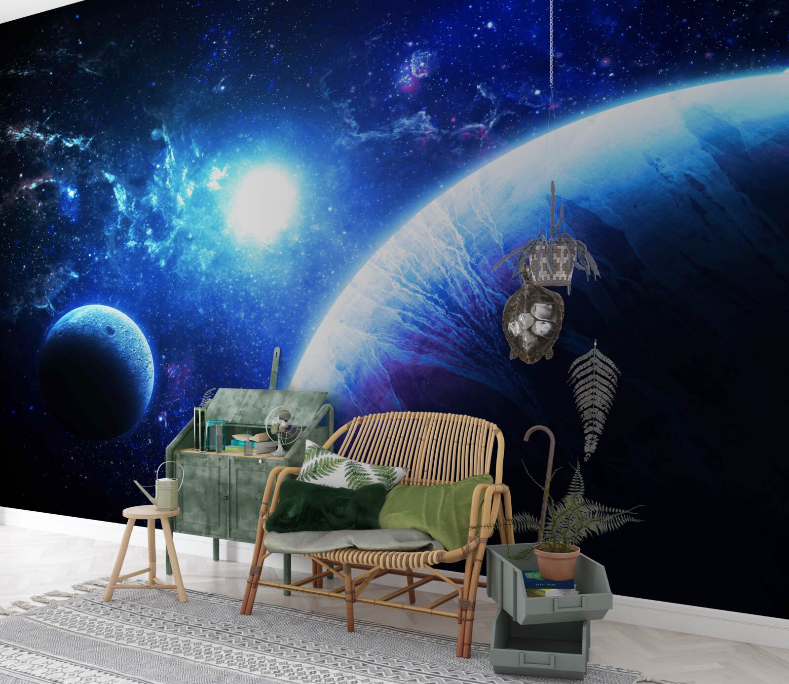 Papier peint l'émergence d'une nouvelle étoile peut être paraphrasée comme "la naissance d'une nouvelle étoile"