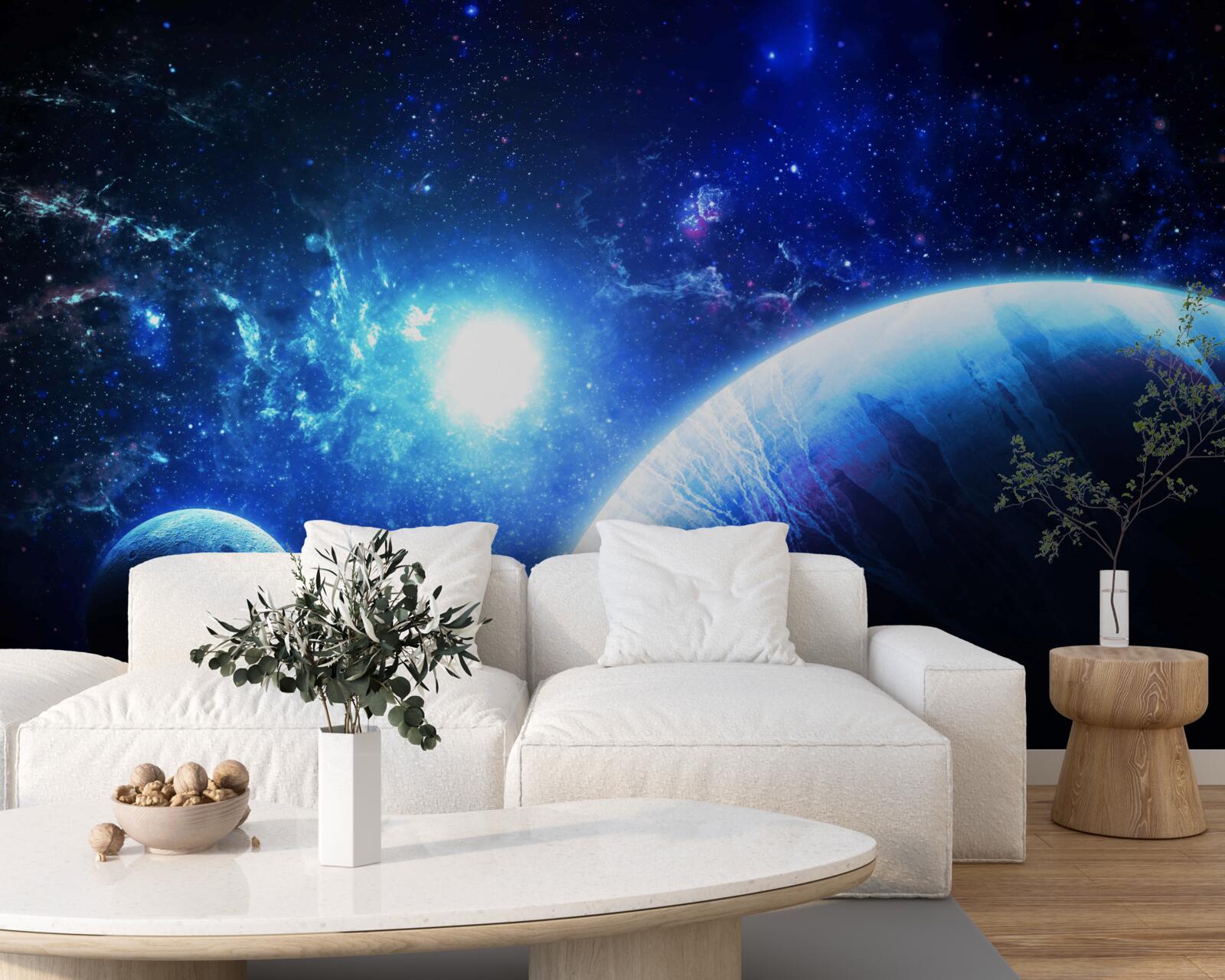 Papier peint l'émergence d'une nouvelle étoile peut être paraphrasée comme "la naissance d'une nouvelle étoile"