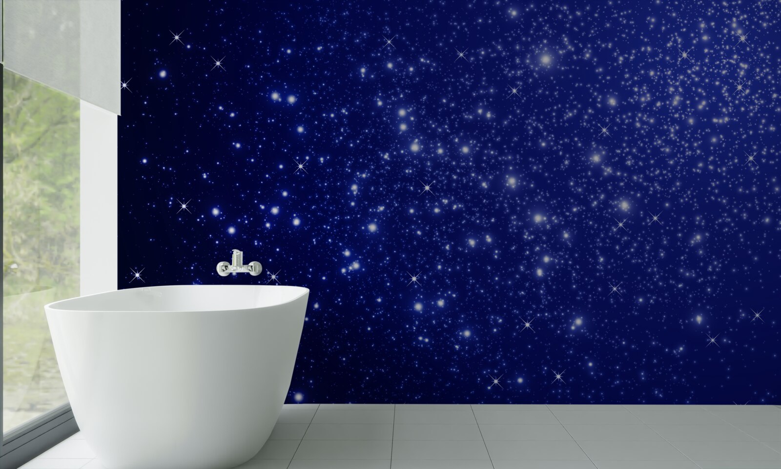Papier peint d'innombrables luminaires dans la sphère céleste