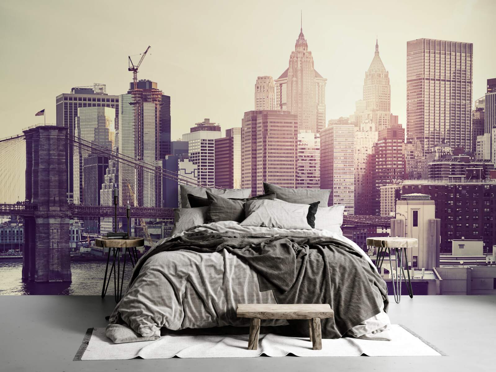 Papier peint L'impressionnant horizon de Manhattan