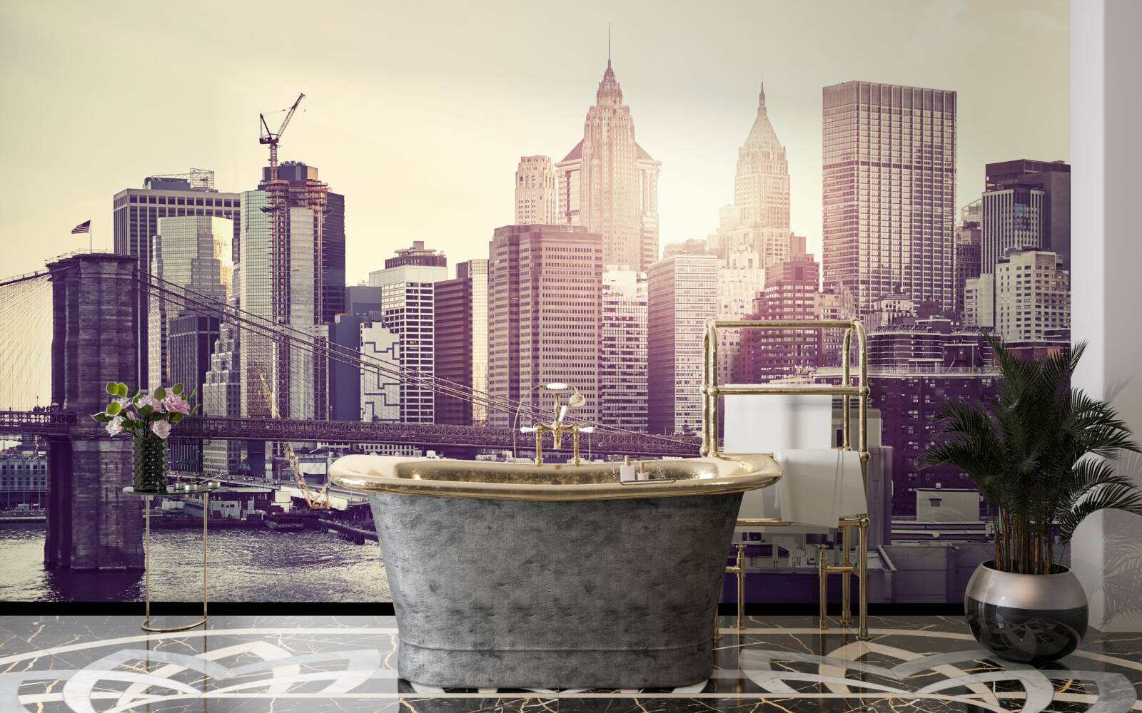 Papier peint L'impressionnant horizon de Manhattan