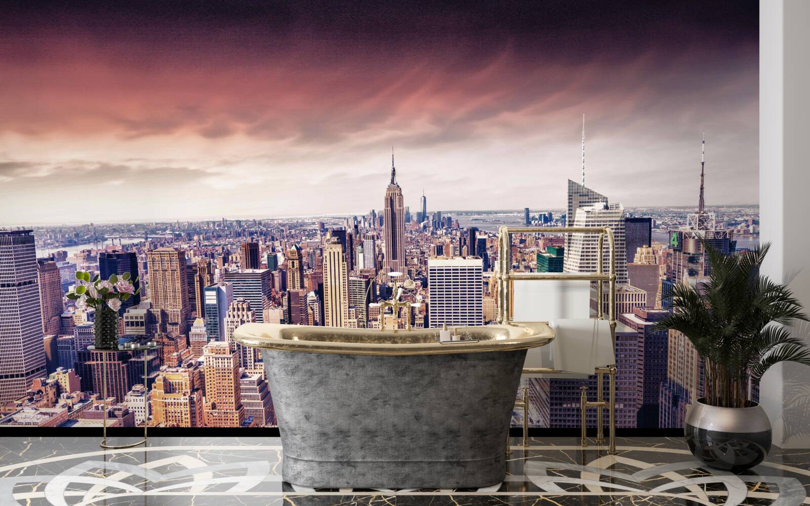 Papier peint gratte-ciel de new york