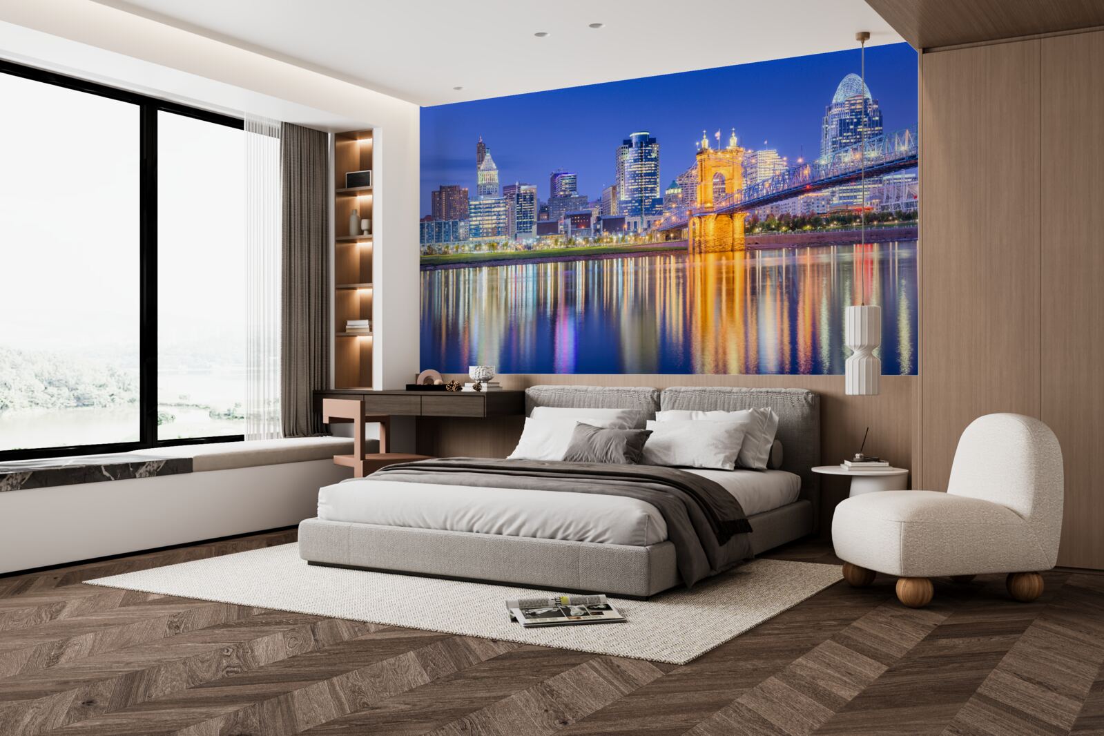 Papier peint cincinnati nocą