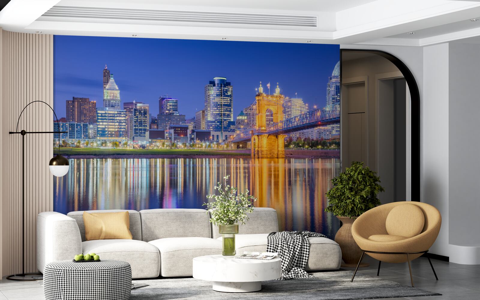 Papier peint cincinnati nocą