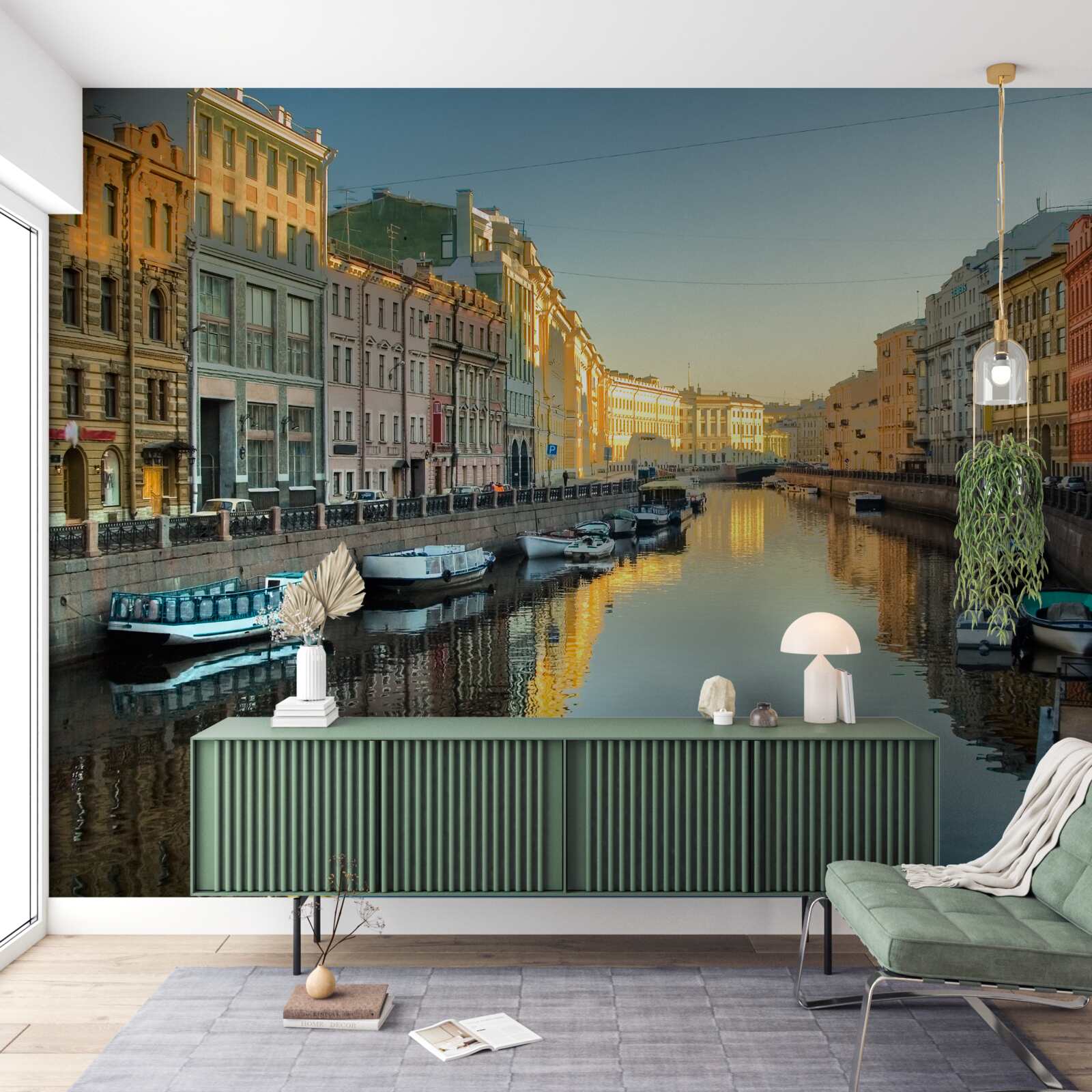 Papier peint le canal de sankt petersbourg est d'une grande beauté