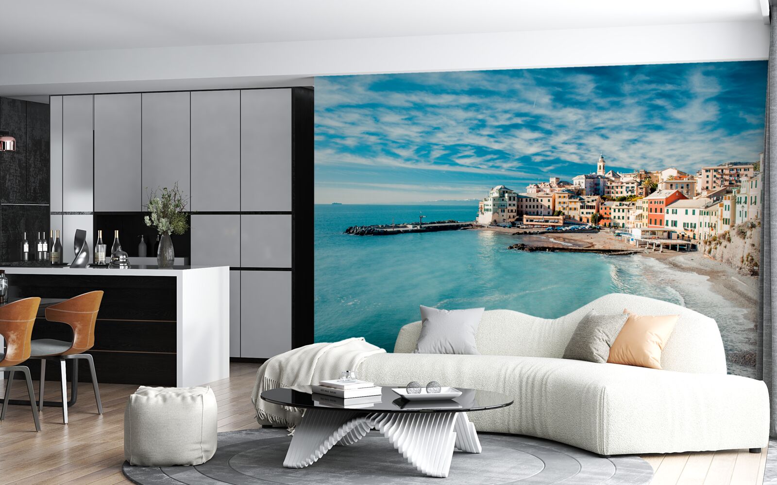 Papier peint asile pacifique d'italie