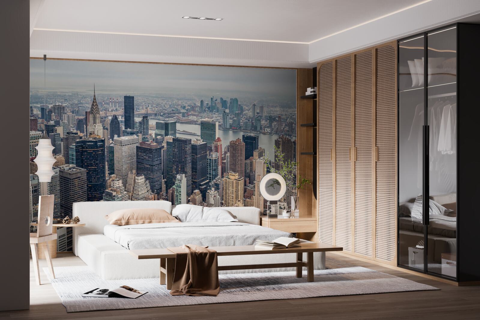 Papier peint traversée de new york