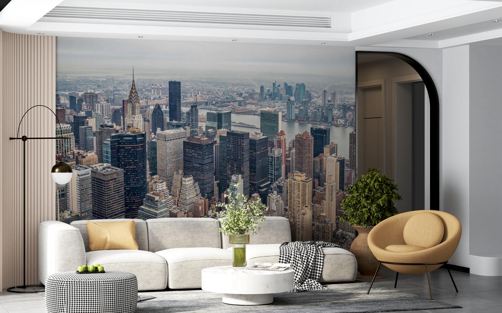 Papier peint traversée de new york