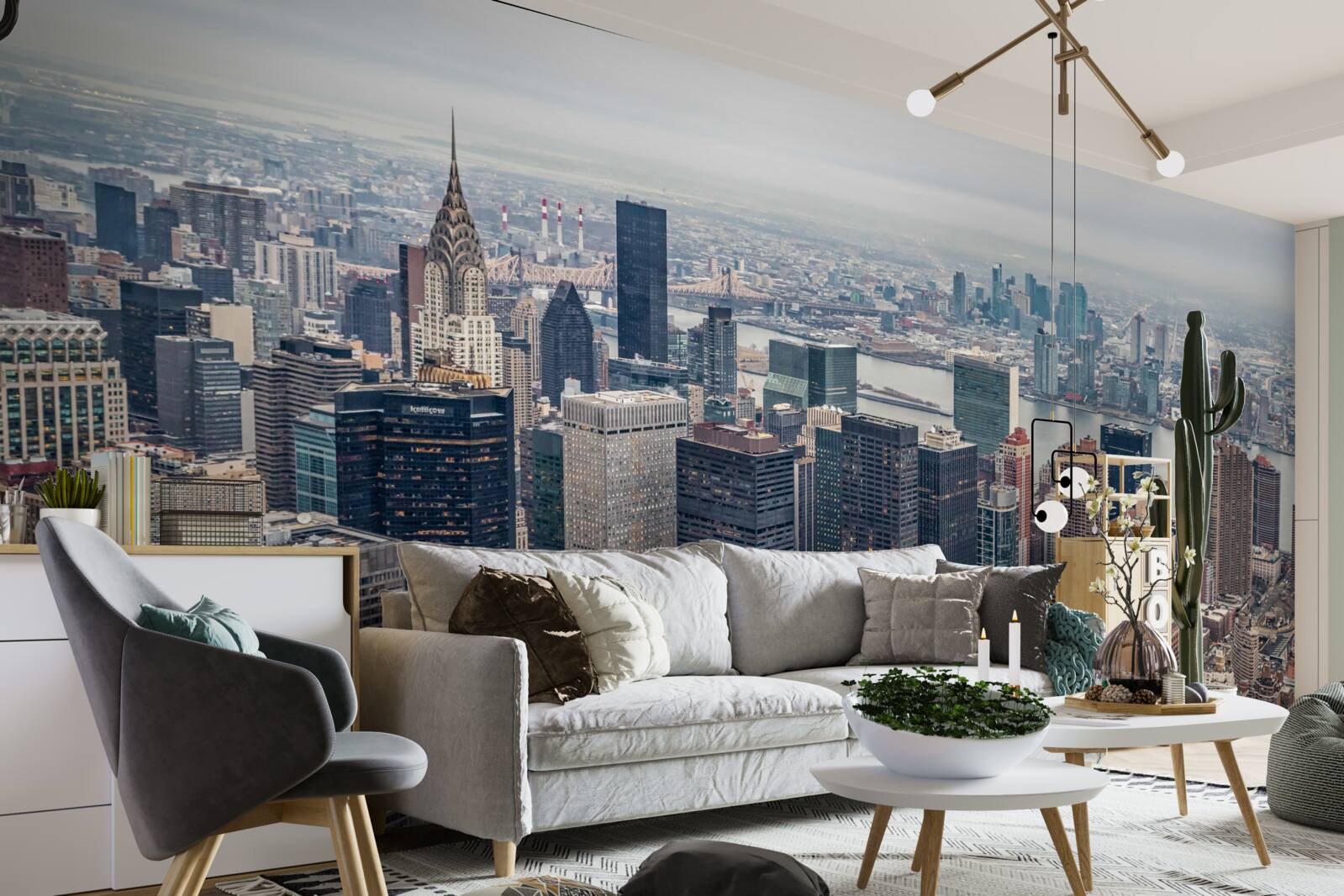 Papier peint traversée de new york