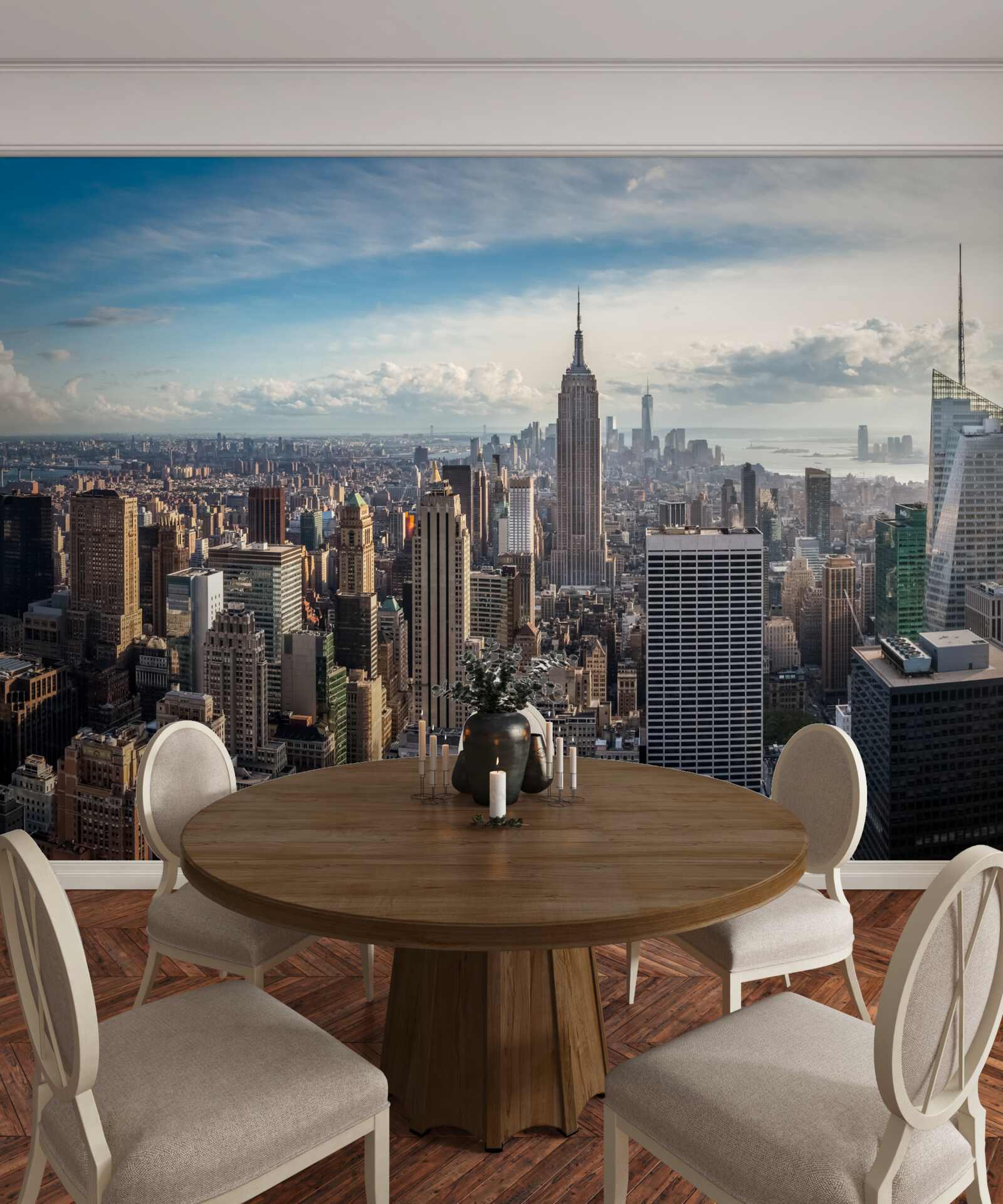 Papier peint une vue d'ensemble de la métropole