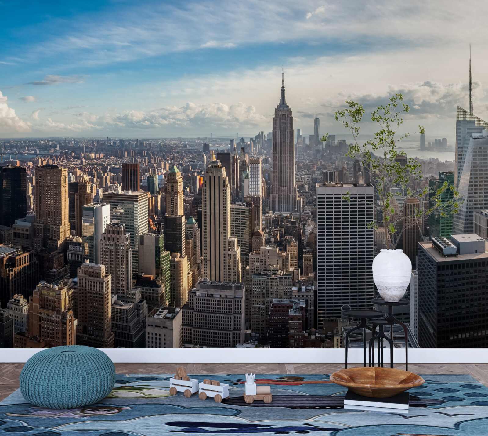 Papier peint une vue d'ensemble de la métropole