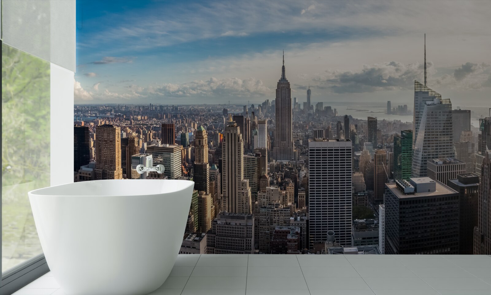 Papier peint une vue d'ensemble de la métropole