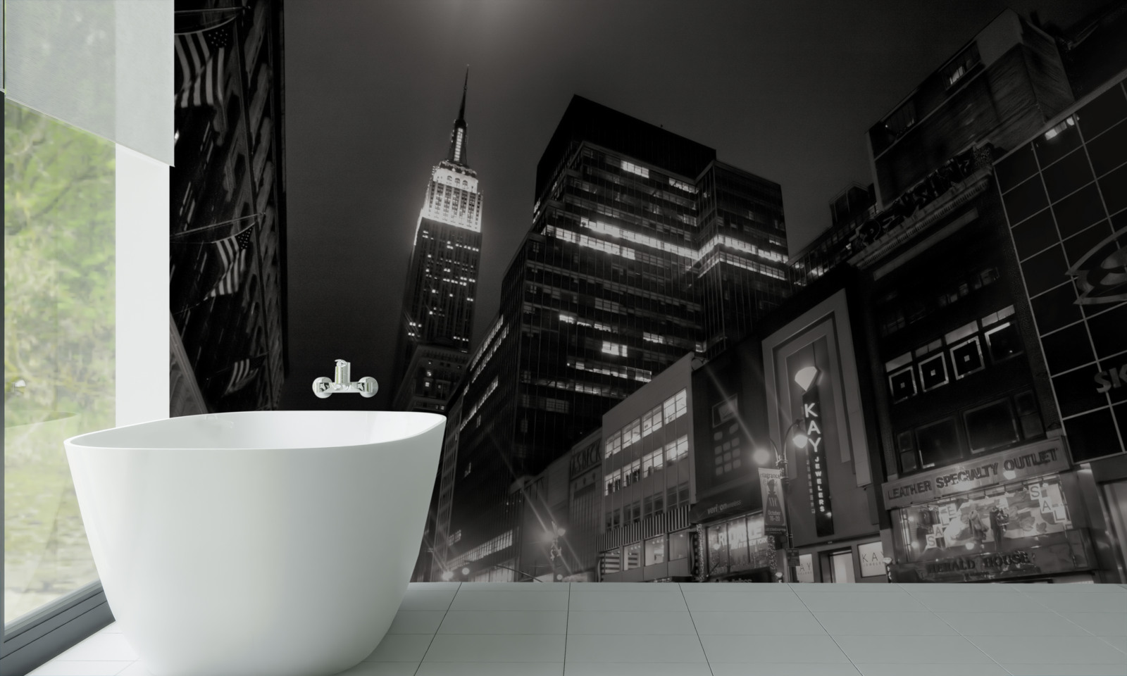 Papier peint megapolis avenue w nocy