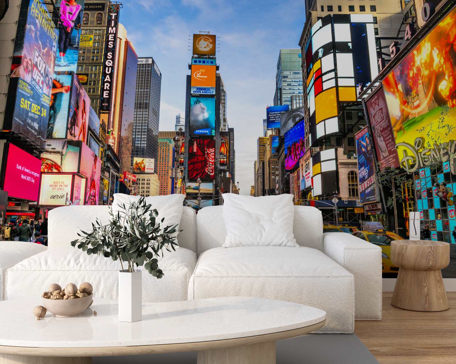 Papier peint rue active times square