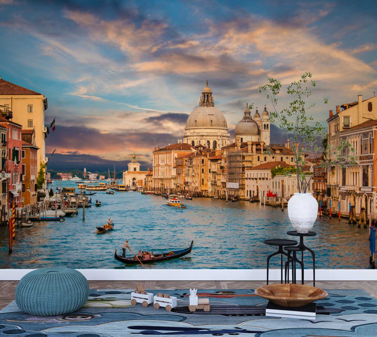 Papier peint déplacement sur les navires vénitiens