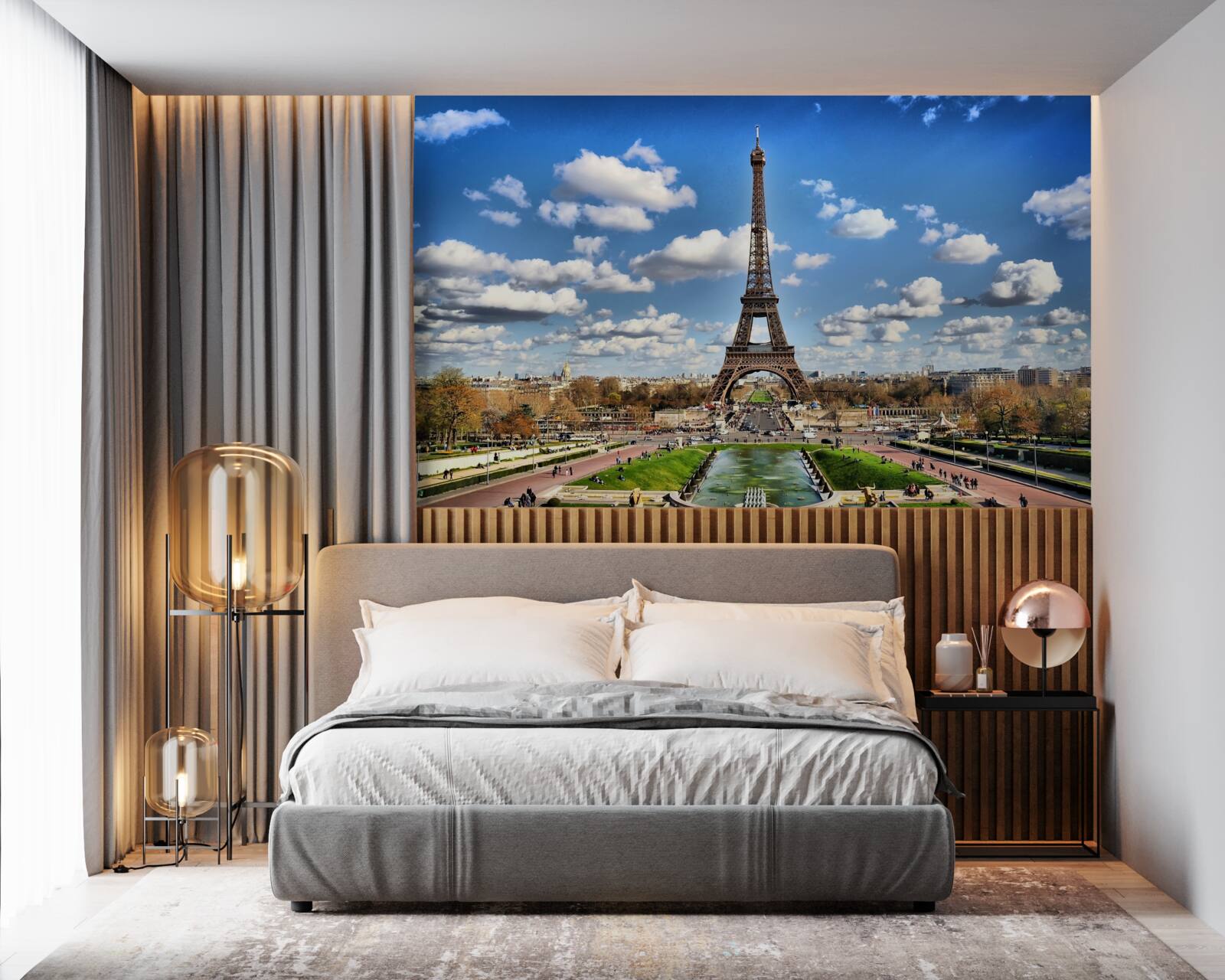 Papier peint paysage magnifique sur le circuit de l'eifel