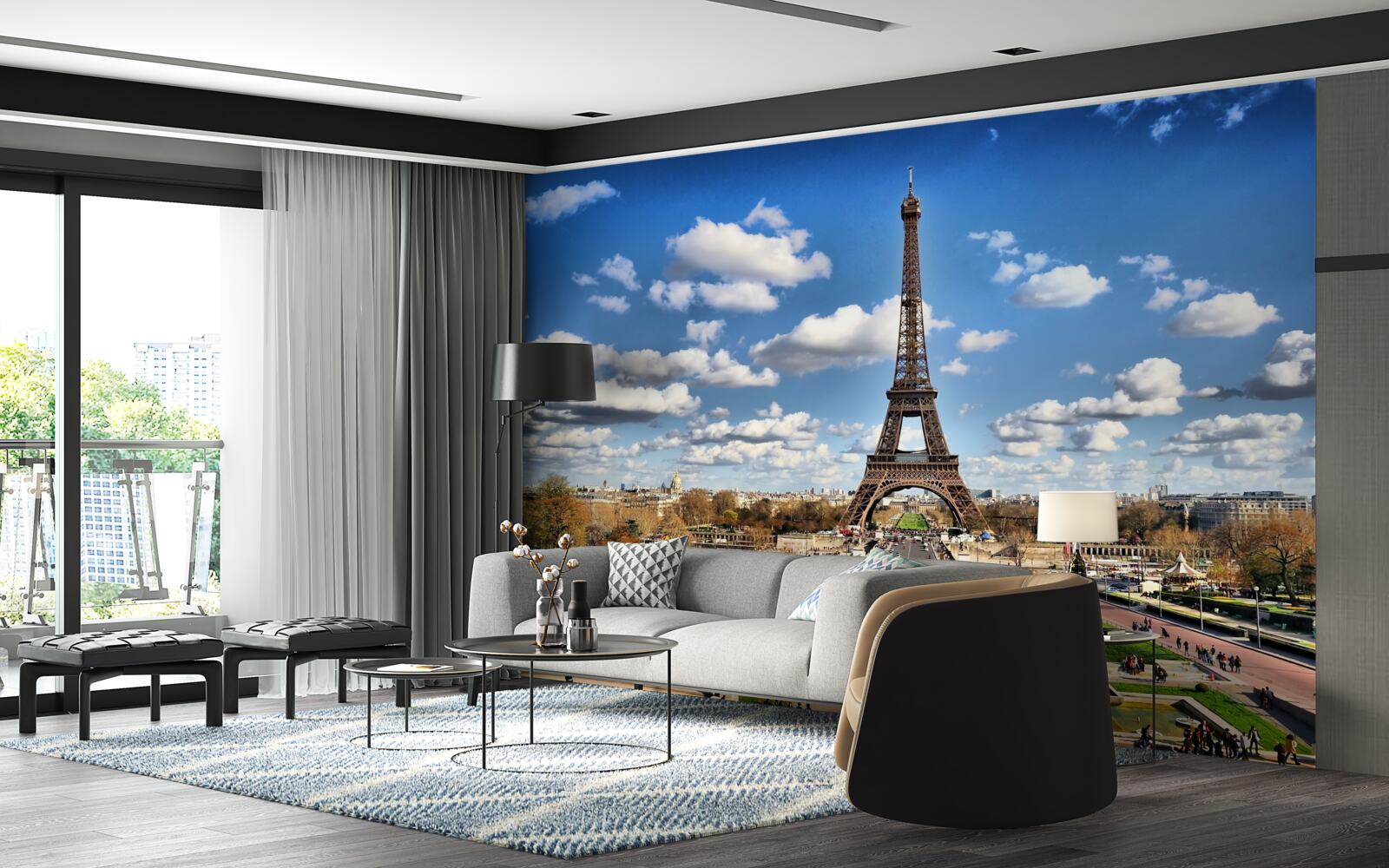 Papier peint paysage magnifique sur le circuit de l'eifel