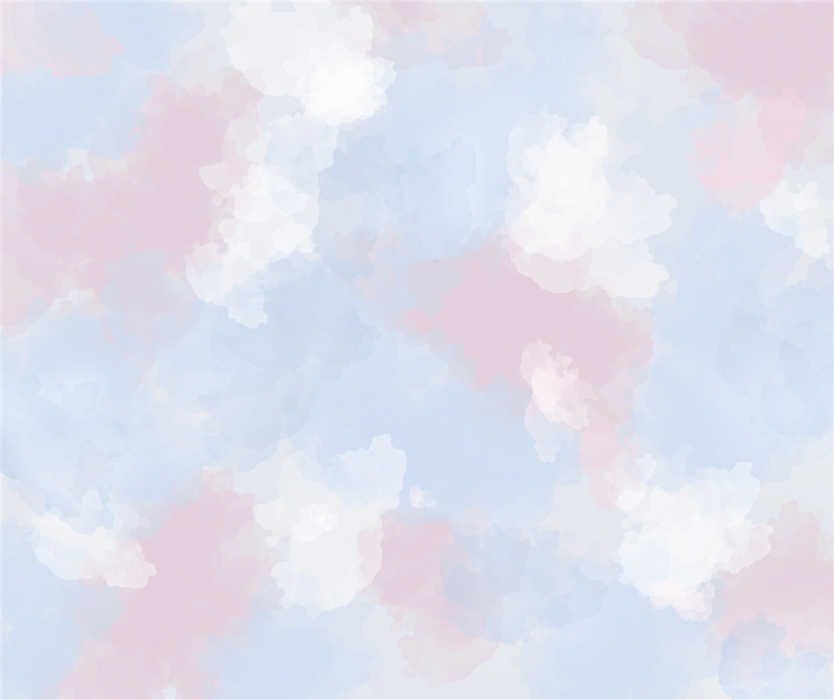 Papier peint le ciel est orné de taches bleues et roses