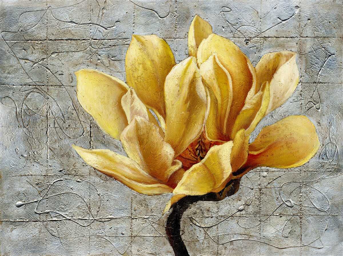 Papier peint fleur jaune intéressante