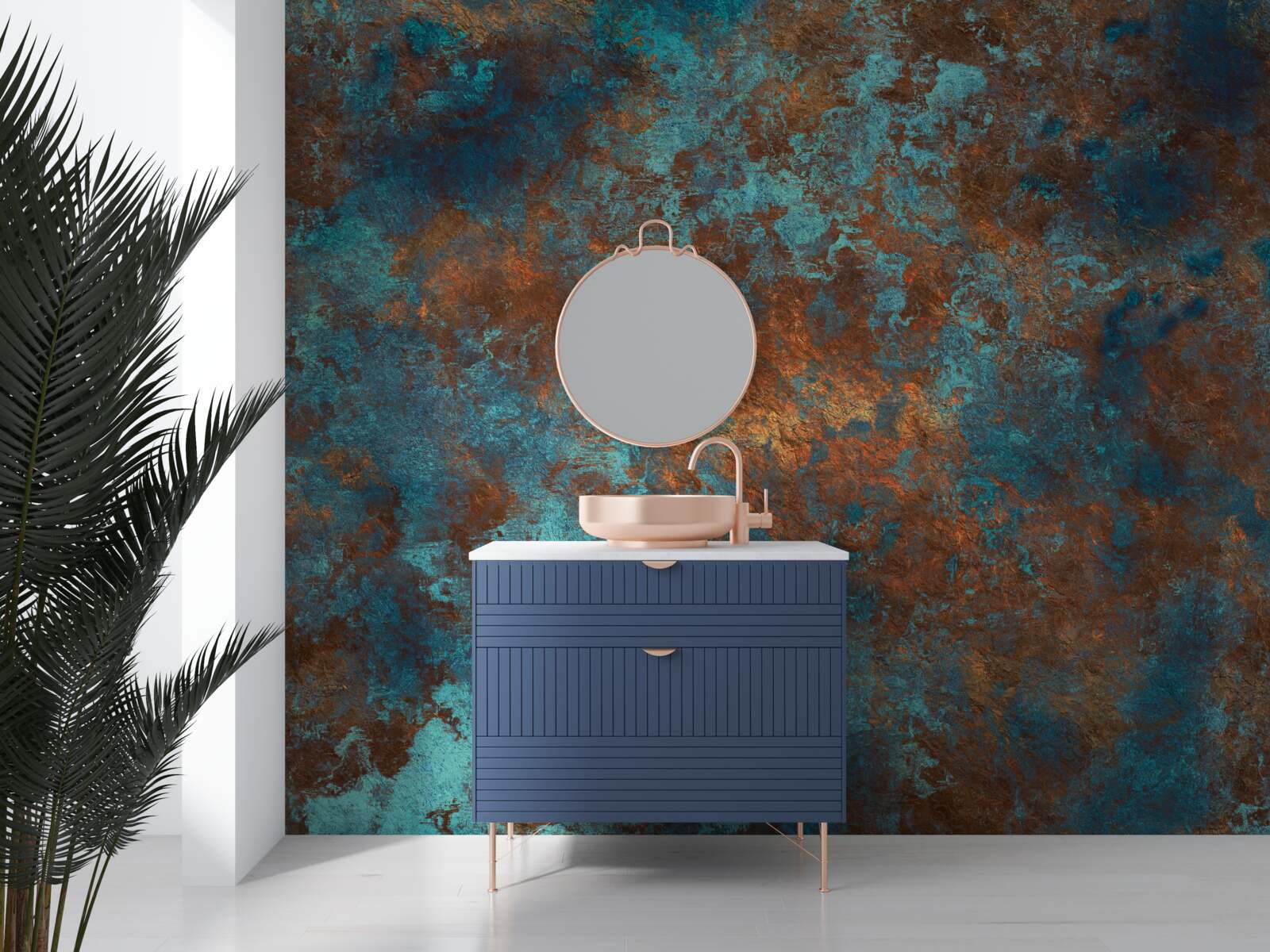 Papier peint bronze antique