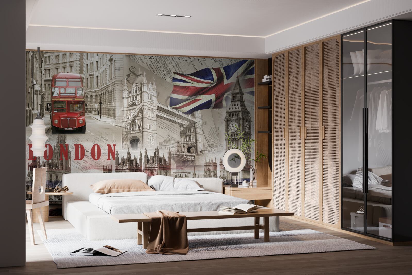 Papier peint principaux symboles de londres