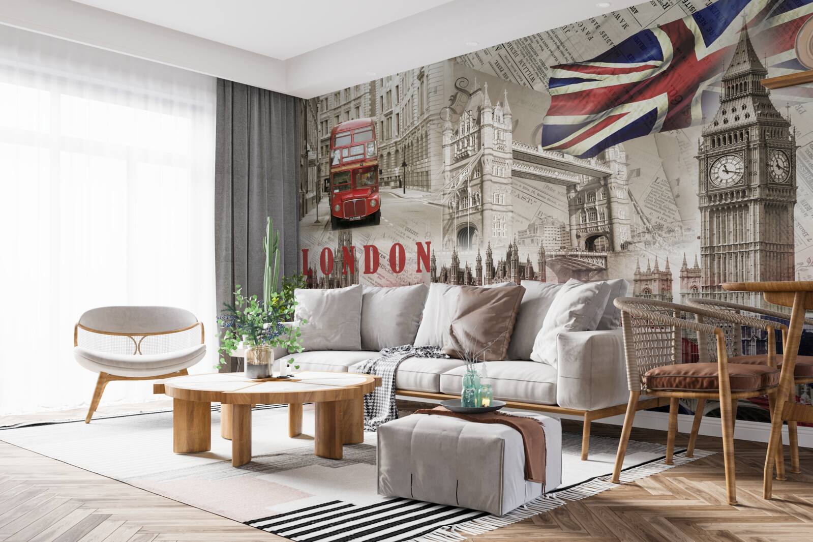 Papier peint principaux symboles de londres
