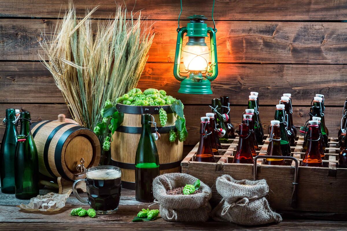 Papier peint matières premières pour la production de bière