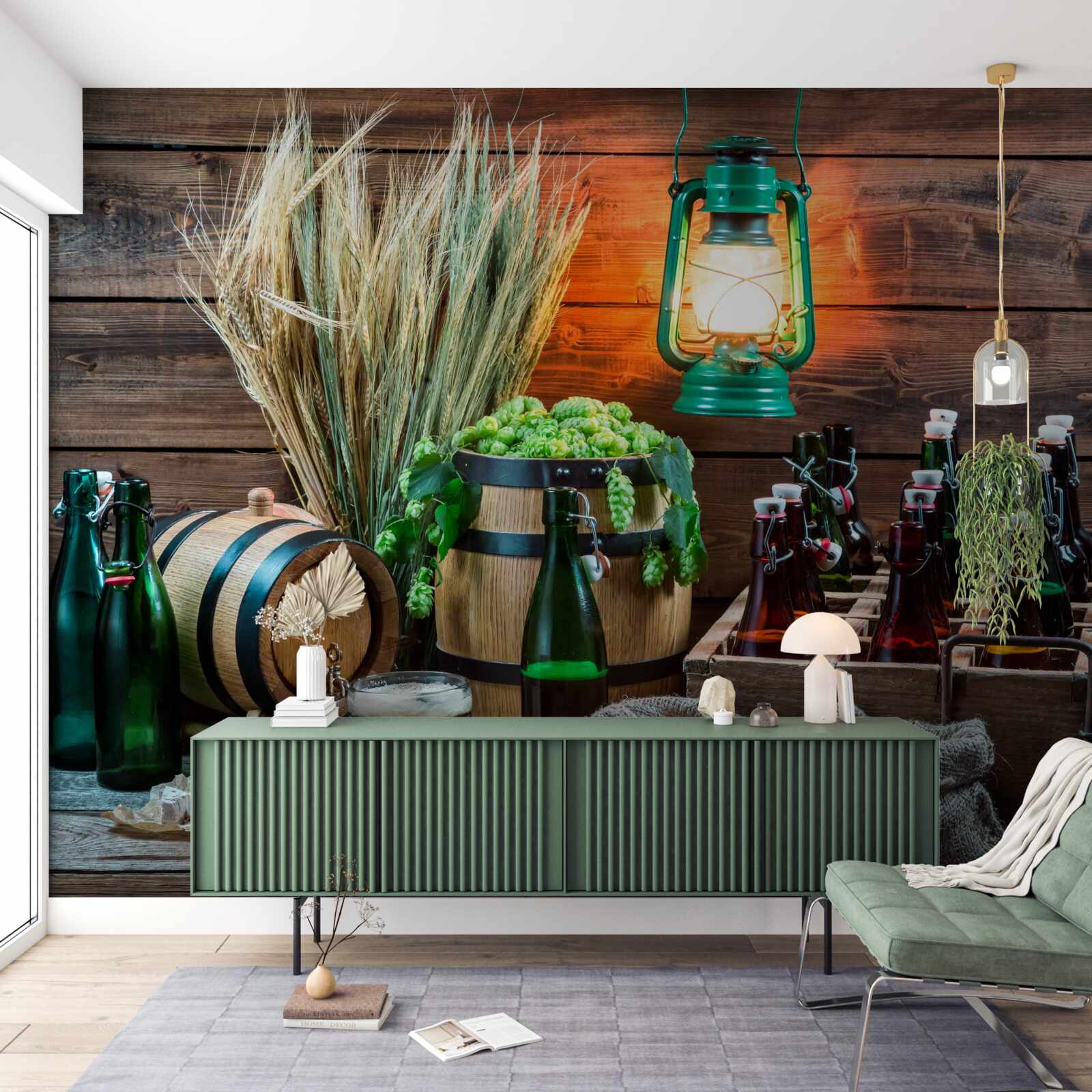 Papier peint matières premières pour la production de bière