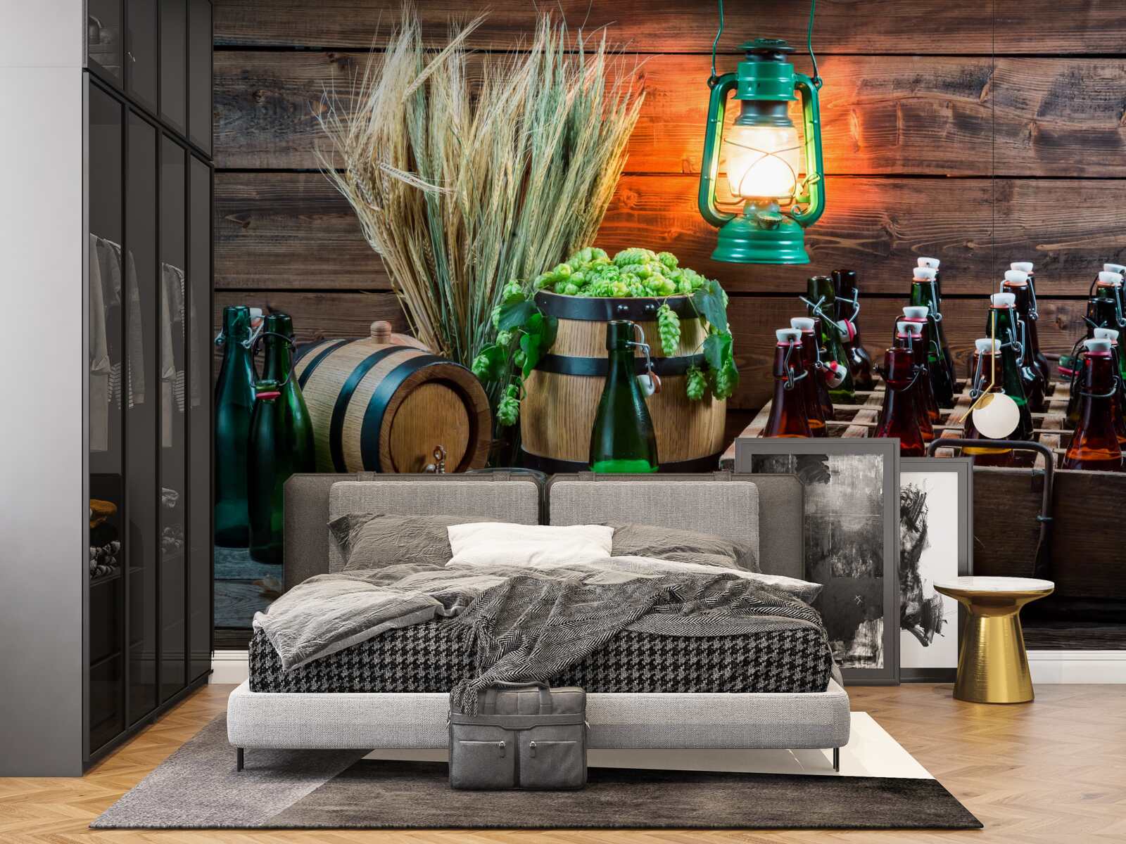 Papier peint matières premières pour la production de bière